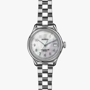 Shinola The Vinton 32mm MOP, Stainless Steel Bracelet Watch S0120183134