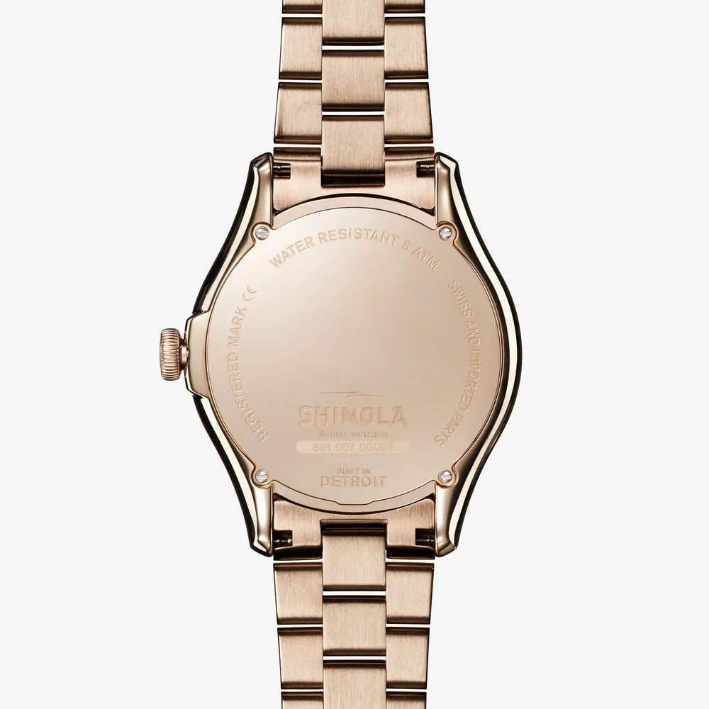Shinola The Vinton 38mm Ivory Dial Womens Watch S0120141279