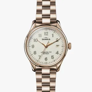 Shinola The Vinton 38mm Ivory Dial Womens Watch S0120141279