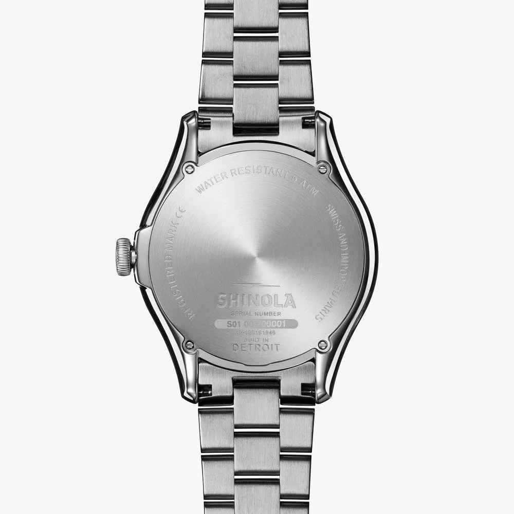 Shinola The Vinton 38mm Midnight Blue Dial Mens Watch S0120161945