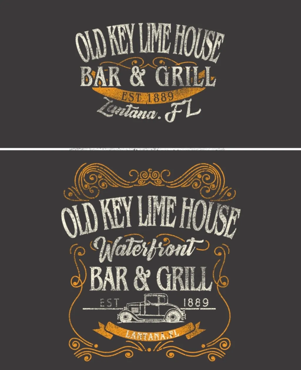 Short Sleeve OKLH Vintage Car T-shirt, Black