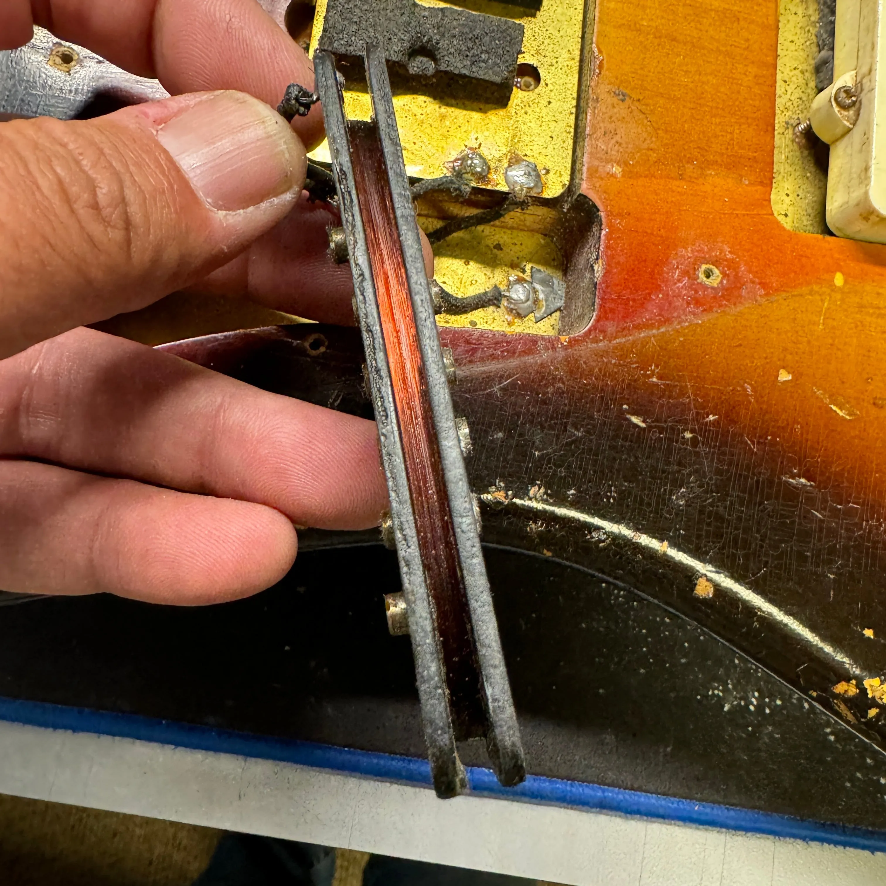 SOLD - Fender Jazzmaster Transitional Model with 1959 Neck and Serial number and 1960 body