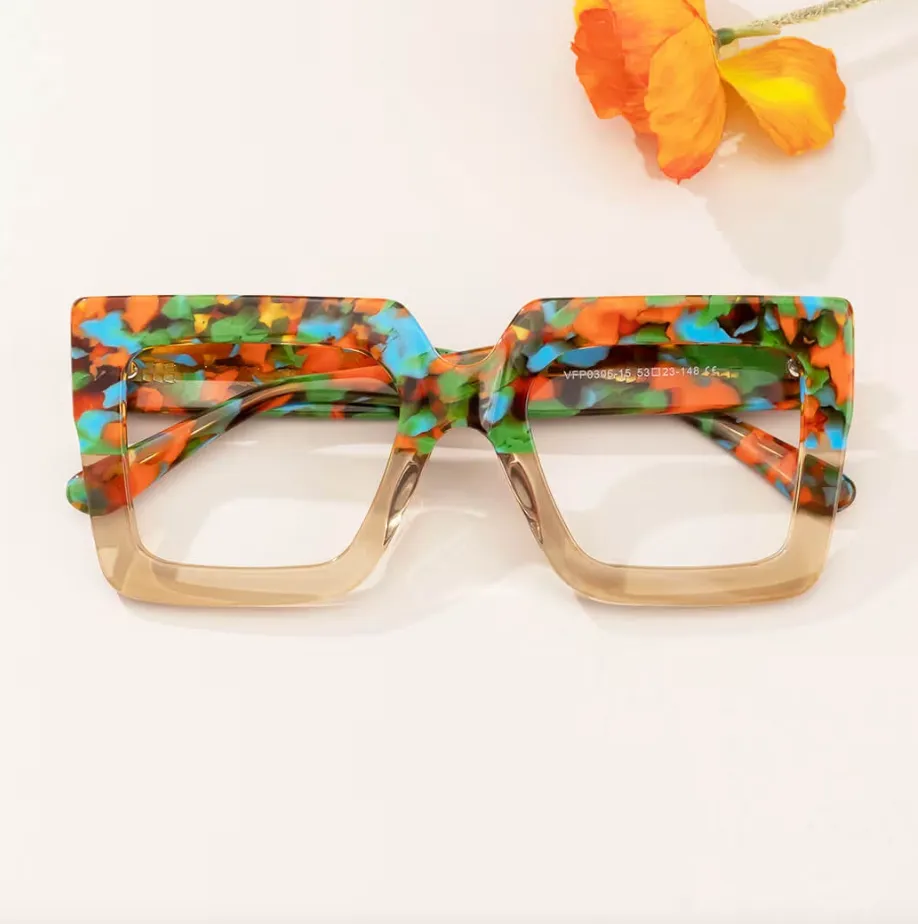 Square Black Eyeglasses