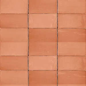 St. Tropez Coral Wall Tile - Wall Mount - 2.5 x 5" Ceramic/Coral - Piece : 0.09 SqFt = $ 8.21 / Box: 5.38 Sqft = $ 45.00 - Pieces Per Box: 60 Units