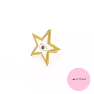 Star Evil Eye Ring