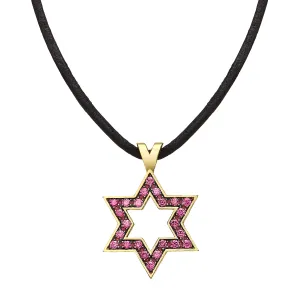 Star of David set with Rubies