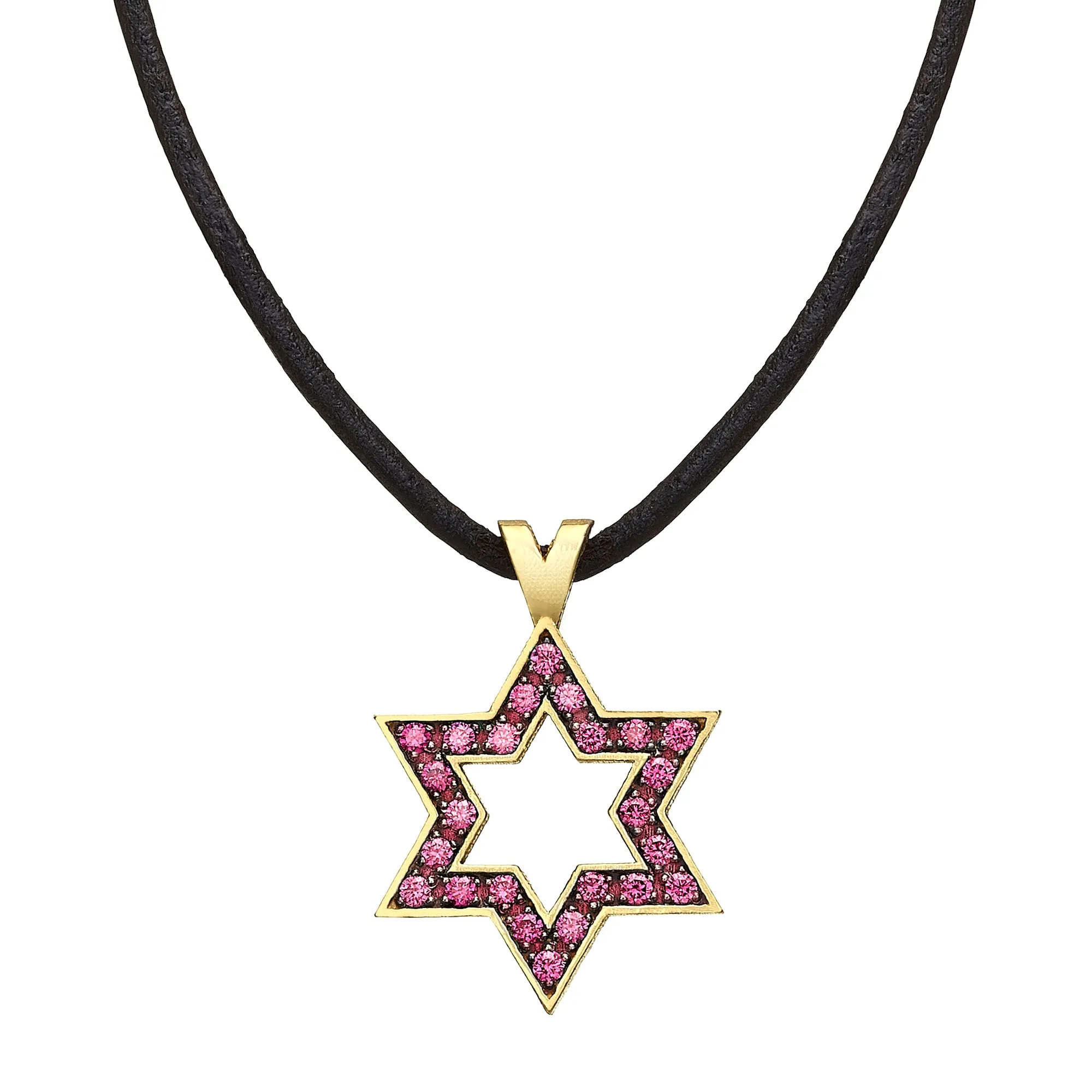 Star of David set with Rubies