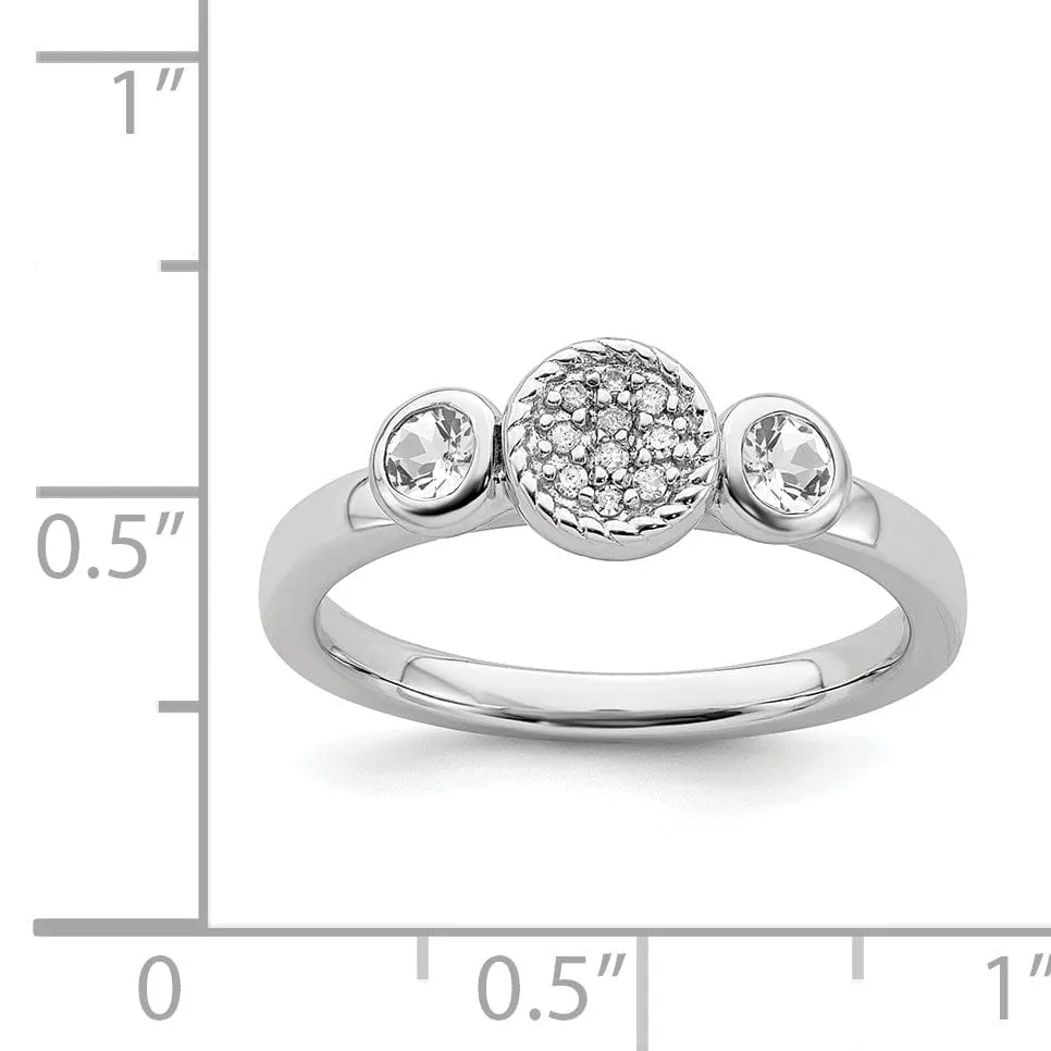 Sterling Silver Stackable Expressions Ring