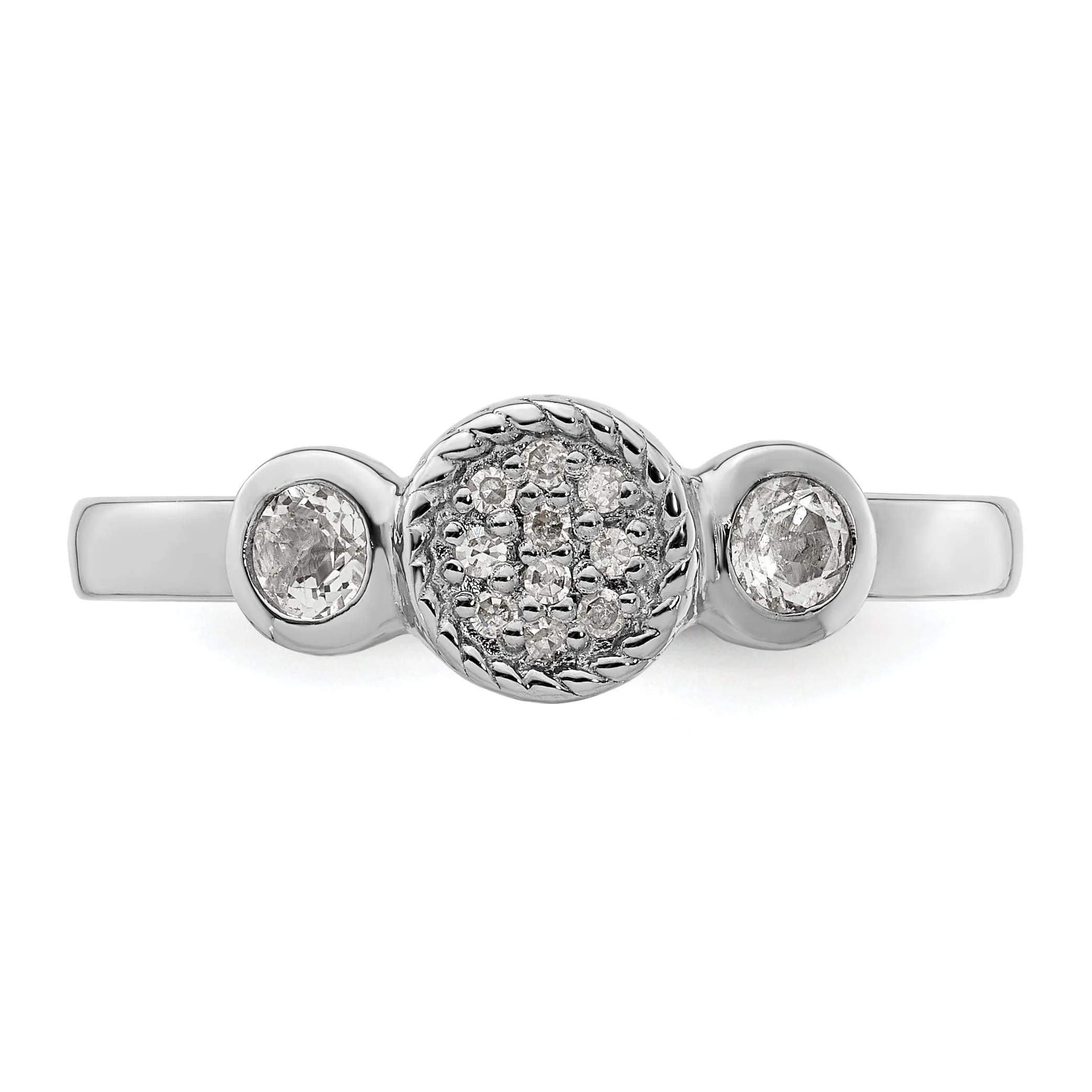 Sterling Silver Stackable Expressions Ring