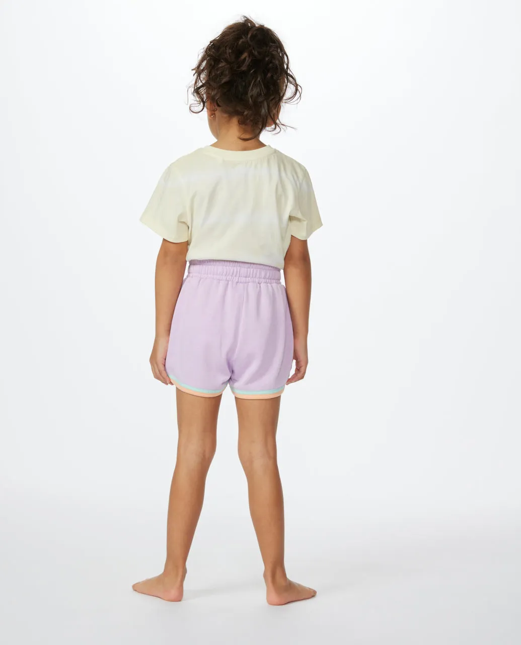 SURF REVIVAL FLEECE SHORT - GIRL - ORCHID MIST (AGES 3 TO 8)