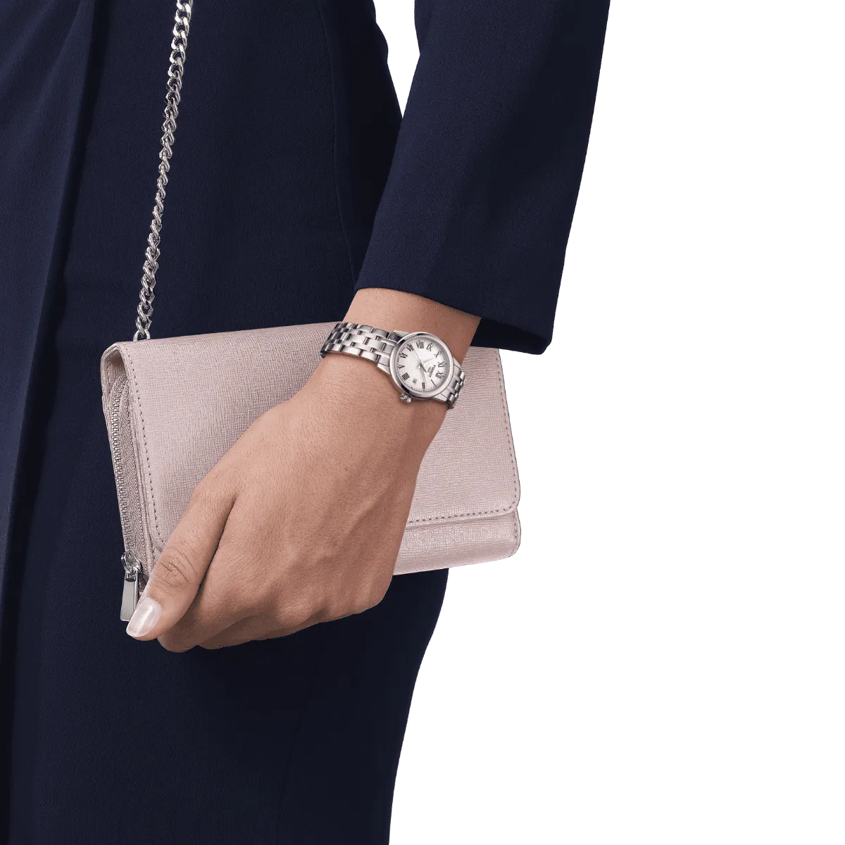 Tissot Classic Dream Lady 28mm Watch White Quartz Steel T129.210.11.013.00