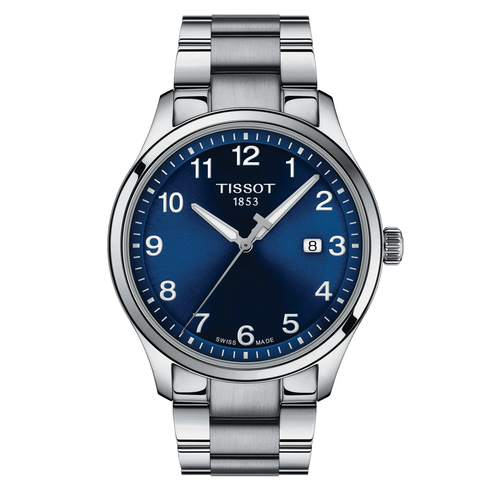 Tissot Watch Gent XL Classic 42mm Blue Quartz Steel T116.410.11.047.00