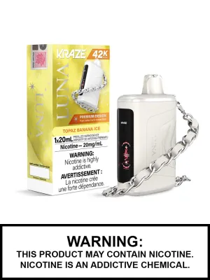 Topaz Banana Ice Kraze Luna Disposable Vape