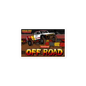 Vintage 18-Bit Toyota Tacoma Prerunner Off-Road Sticker