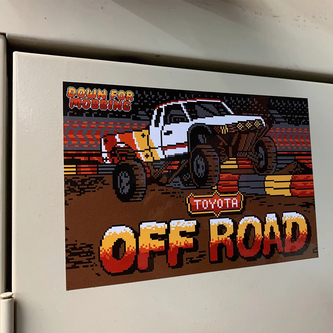 Vintage 18-Bit Toyota Tacoma Prerunner Off-Road Sticker