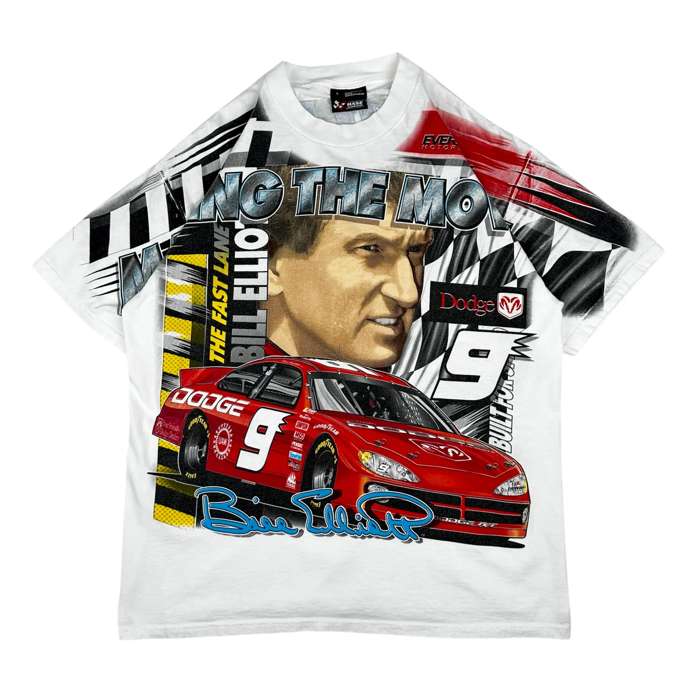 Vintage AOP Bill Elliott Making the Move Racing T-Shirt - L
