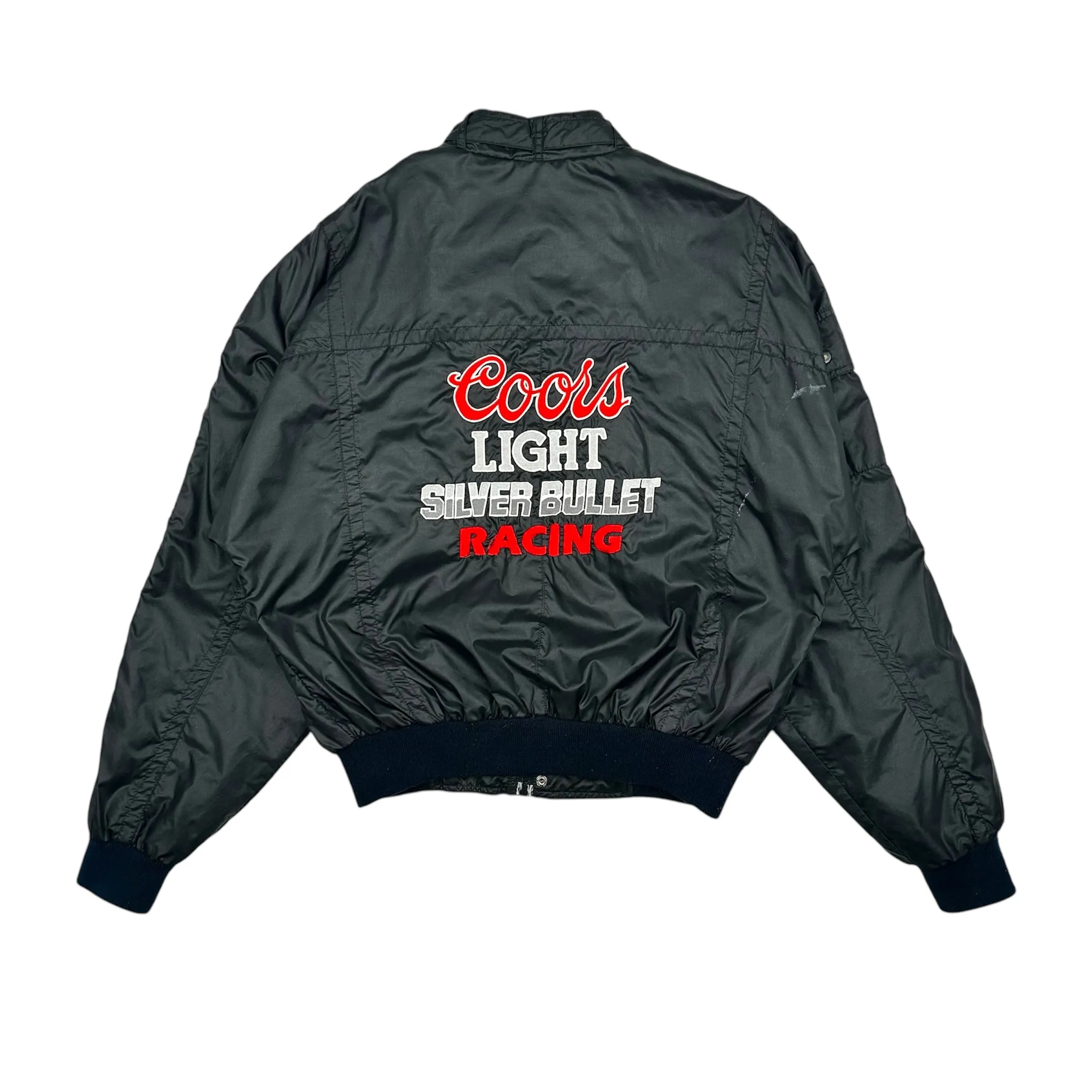 Vintage Coors Light Silver Bullet Racing Jacket - L