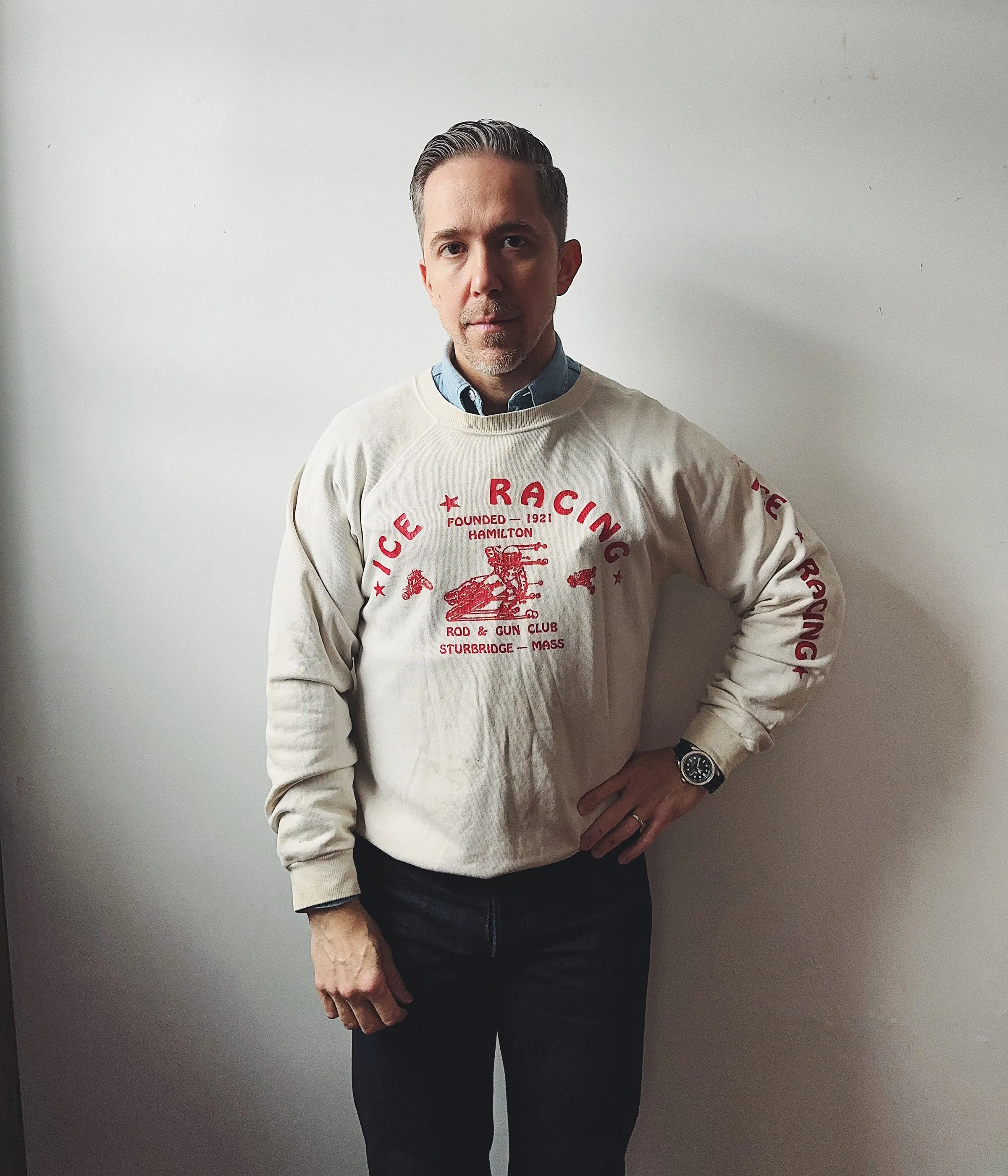 Vintage Ice Racing Sweatshirt – Large