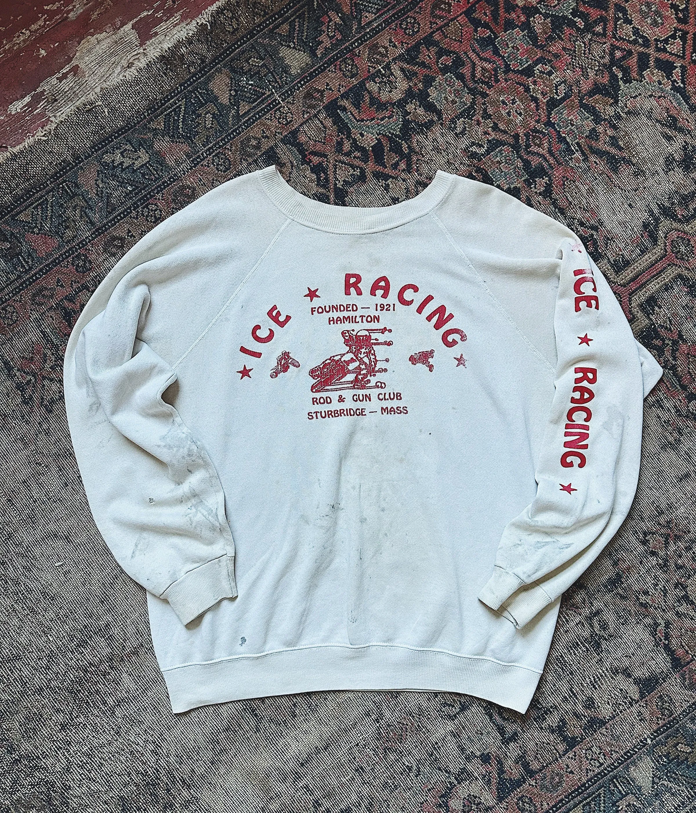 Vintage Ice Racing Sweatshirt – Large