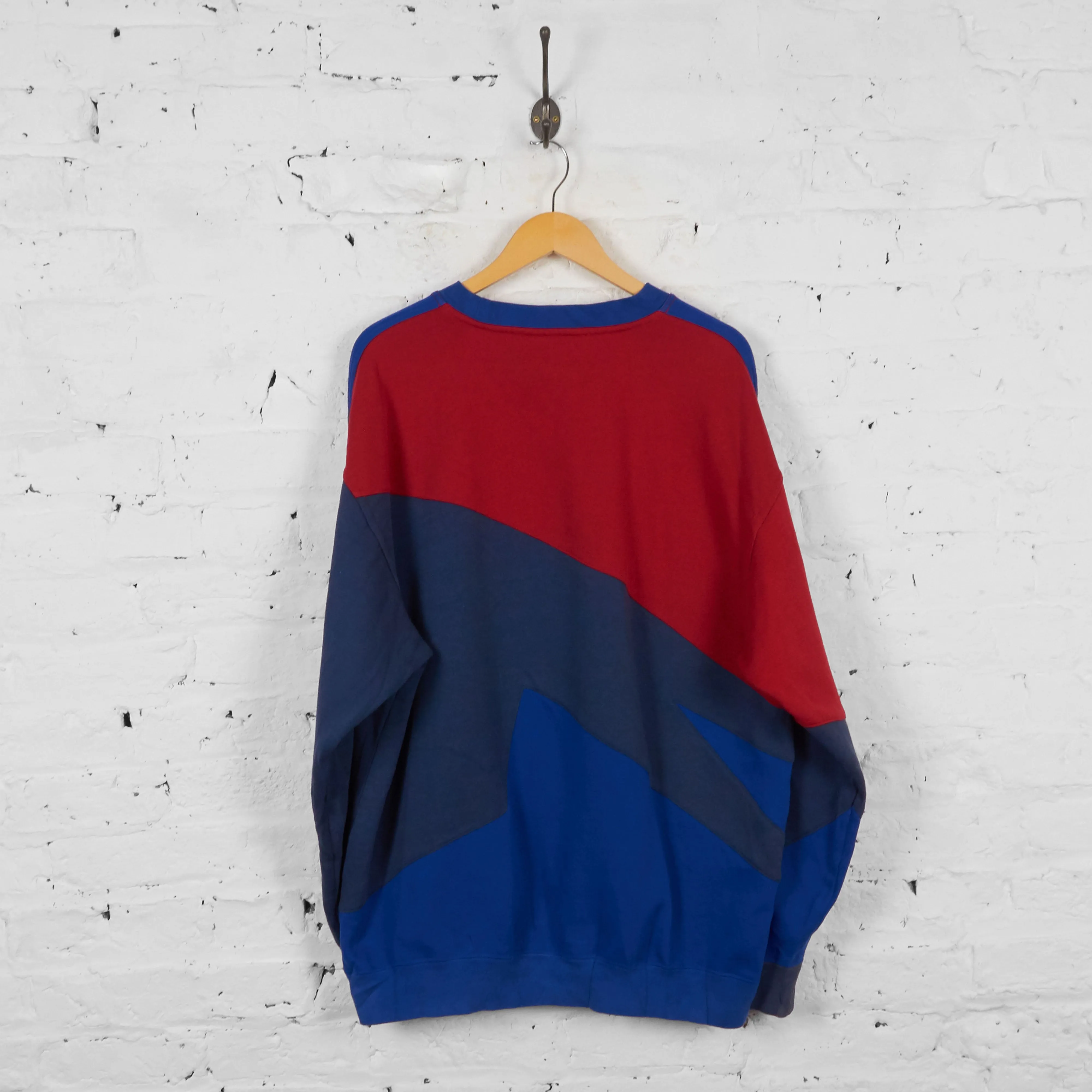 Vintage Roush Racing NASCAR Sweatshirt - Red/Blue - XL