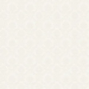 White Mini Sandra Damask SL27566 Wallpaper