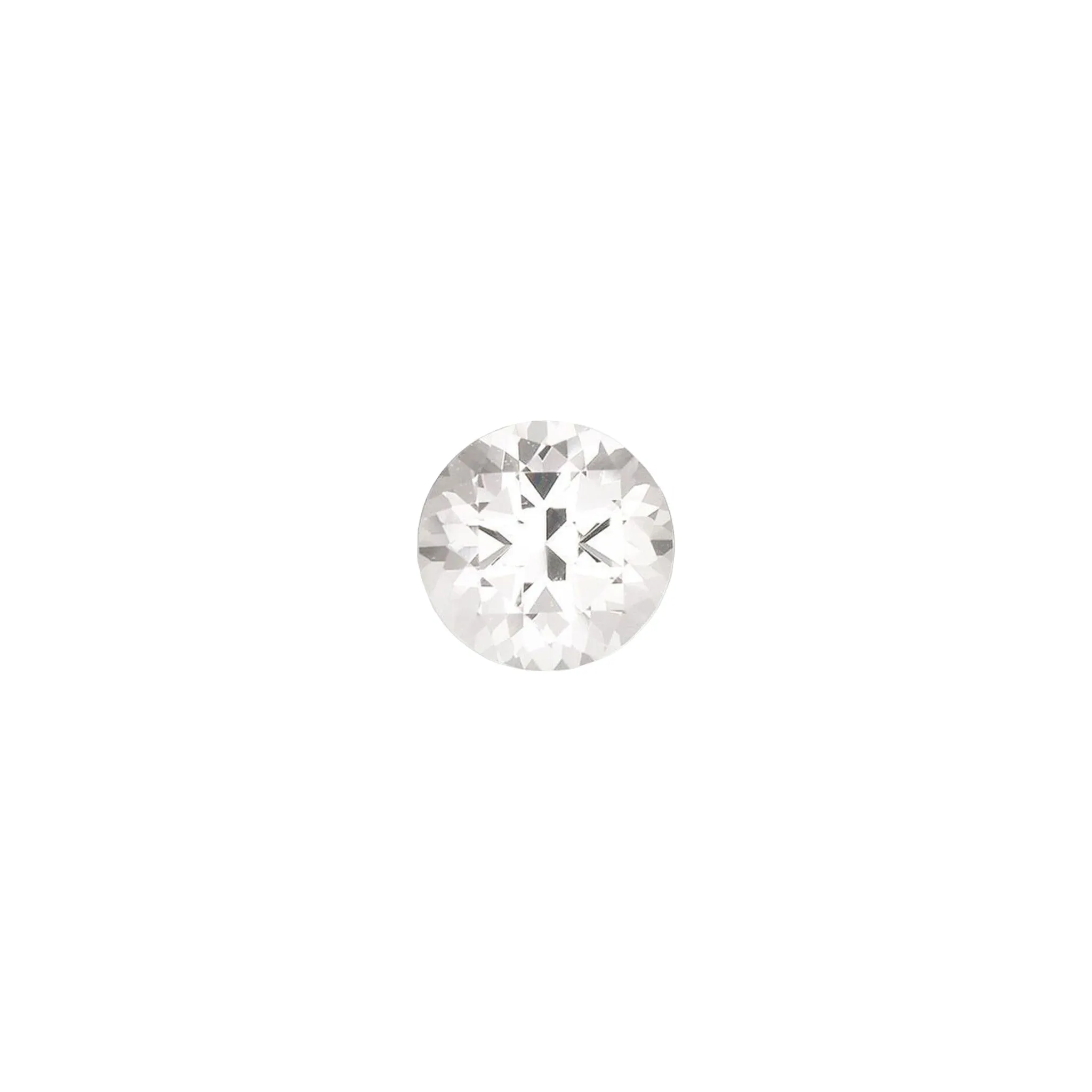 White Topaz Grade AAA (Natural Gemstone) - ROUND