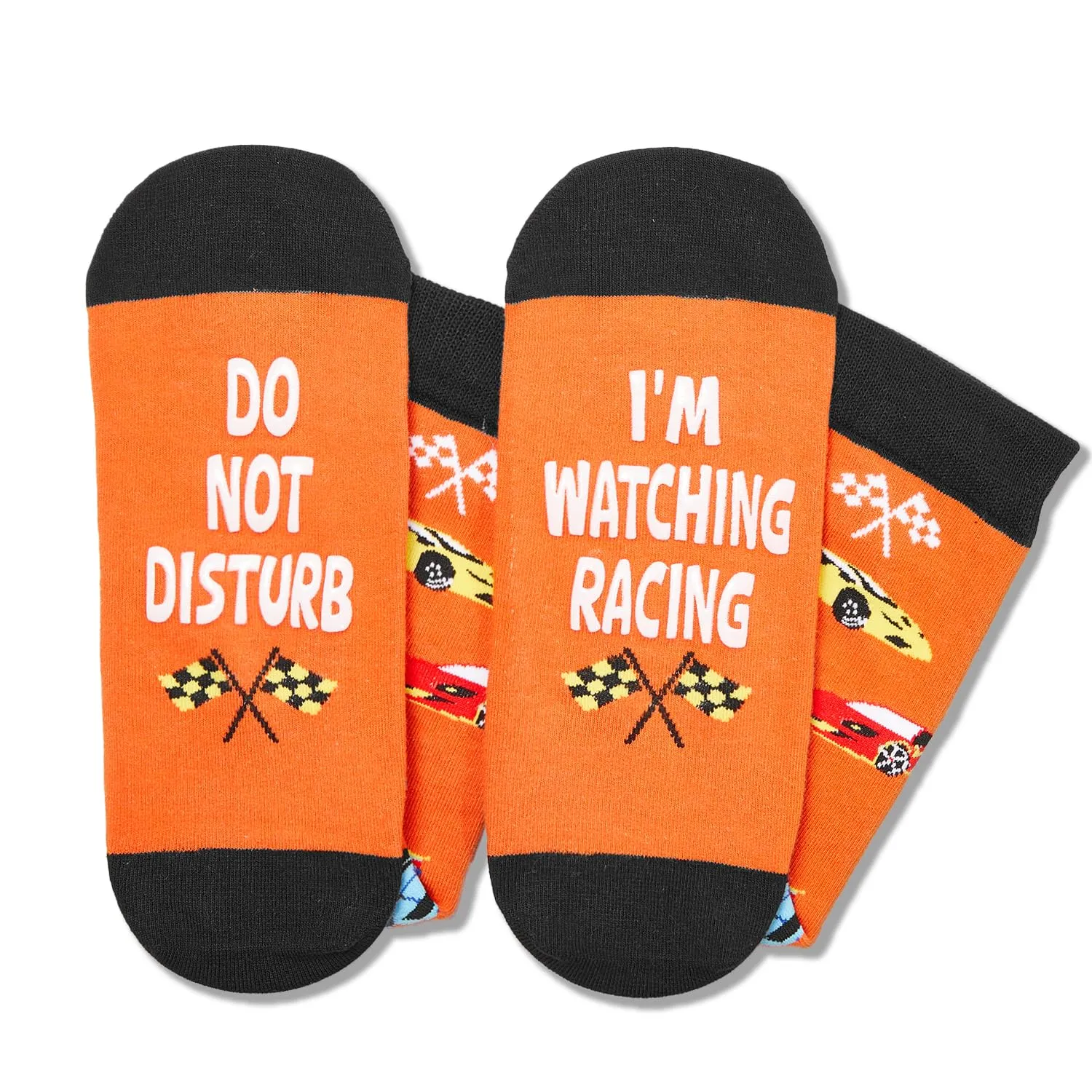 Zmart Racing Car Gifts for Men Women Teens - Gifts for Car Lovers Drag, Racing Gifts, Vintage Cool Old Race Car Socks for Men, Car Stocking Stuffers